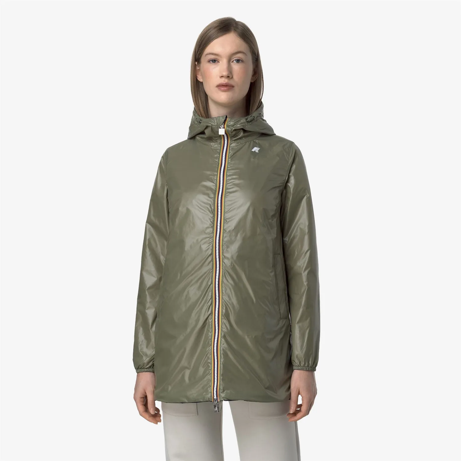 K-Way Sophie Plus.2 Double geaca dama reversibila albastru
