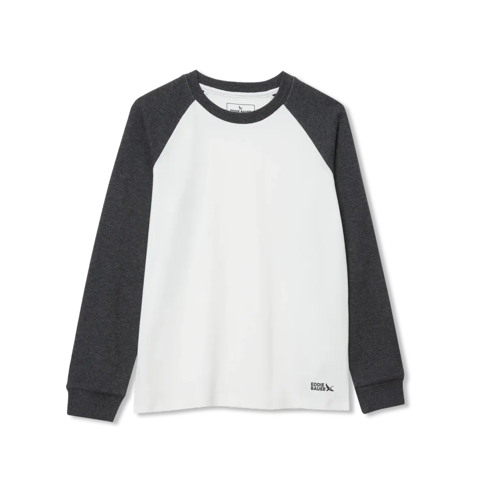 Eddie Bauer Thermal bluza copii Egret maneca lunga