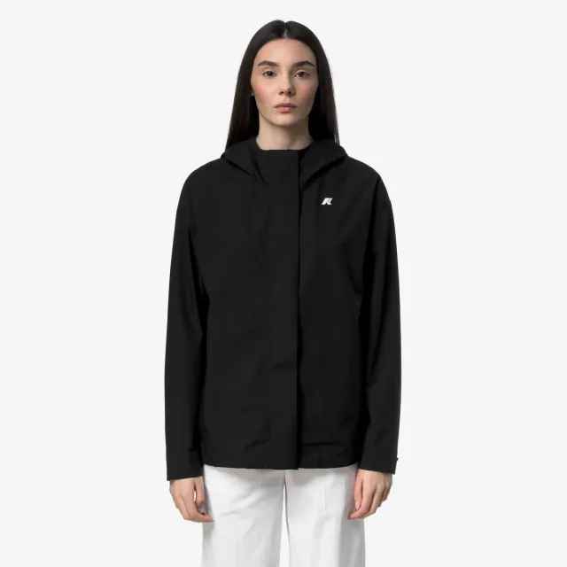 K-Way Rose Stretch 2L geacă damă negru impermeabilă