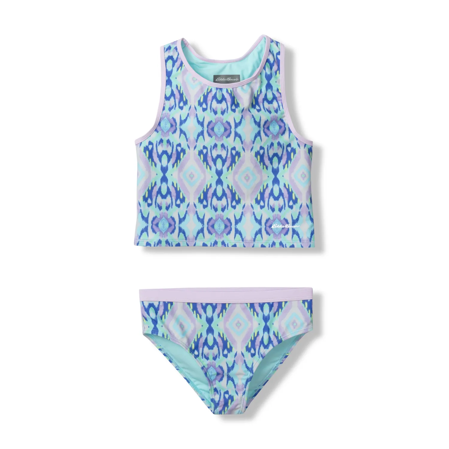 Eddie Bauer Sea Spray Tankini costum baie fete Albastru UPF50+