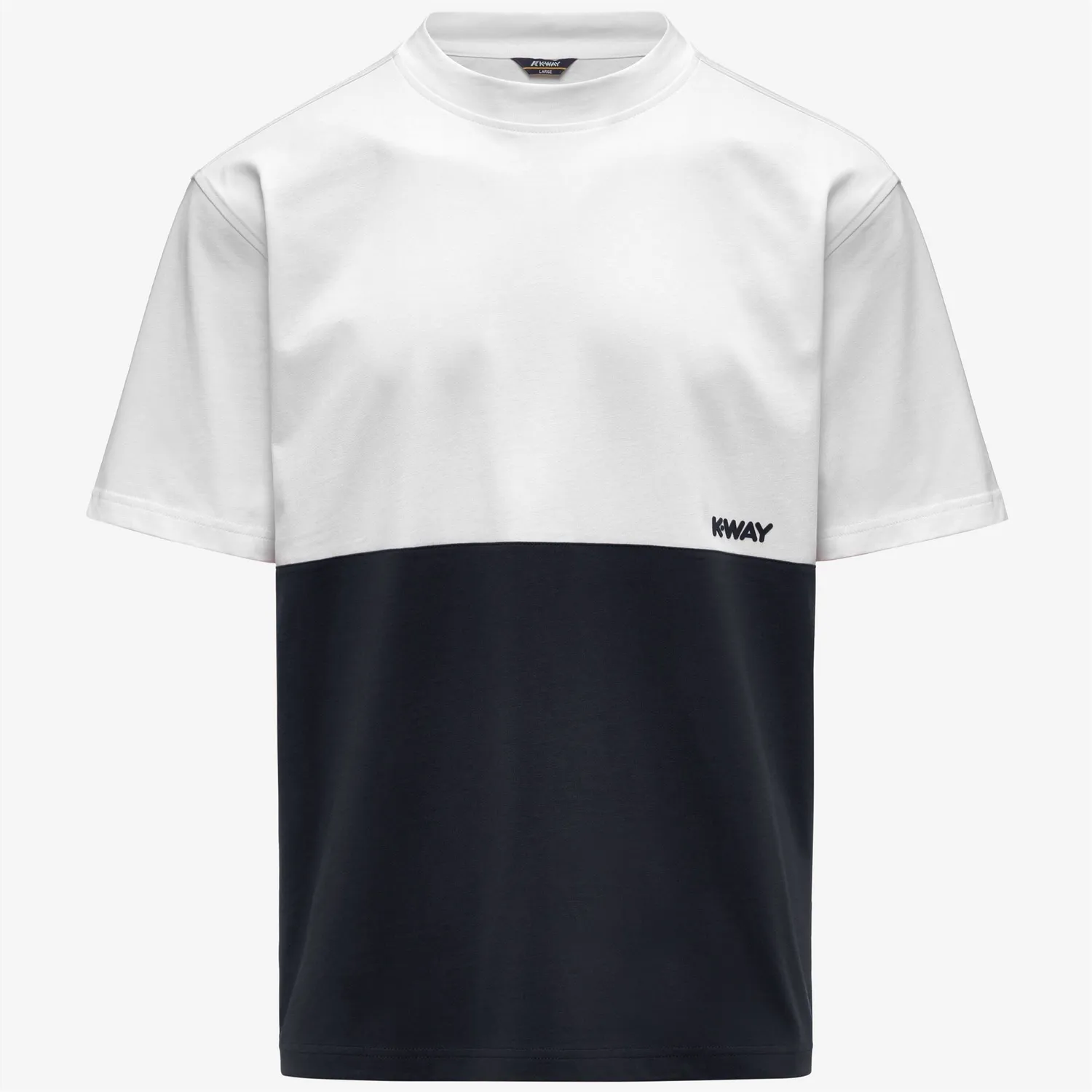 K-Way Solo Jersey Colorblock tricou bărbați Albastru bumbac