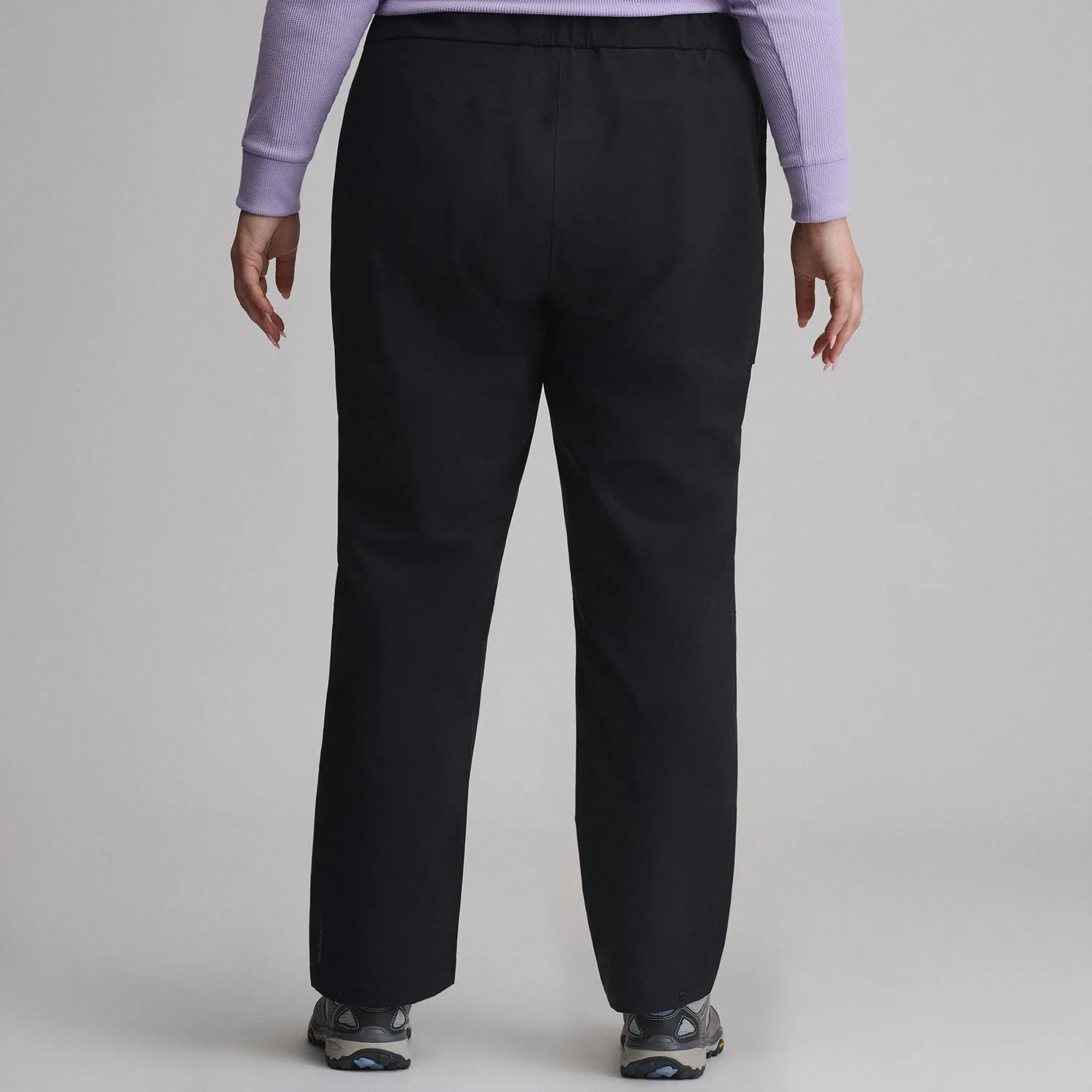 Eddie Bauer Cloud Cap pantaloni de ploaie negri stretch