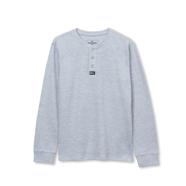 Eddie Bauer Eddies Favorite Thermal henley baieti gri