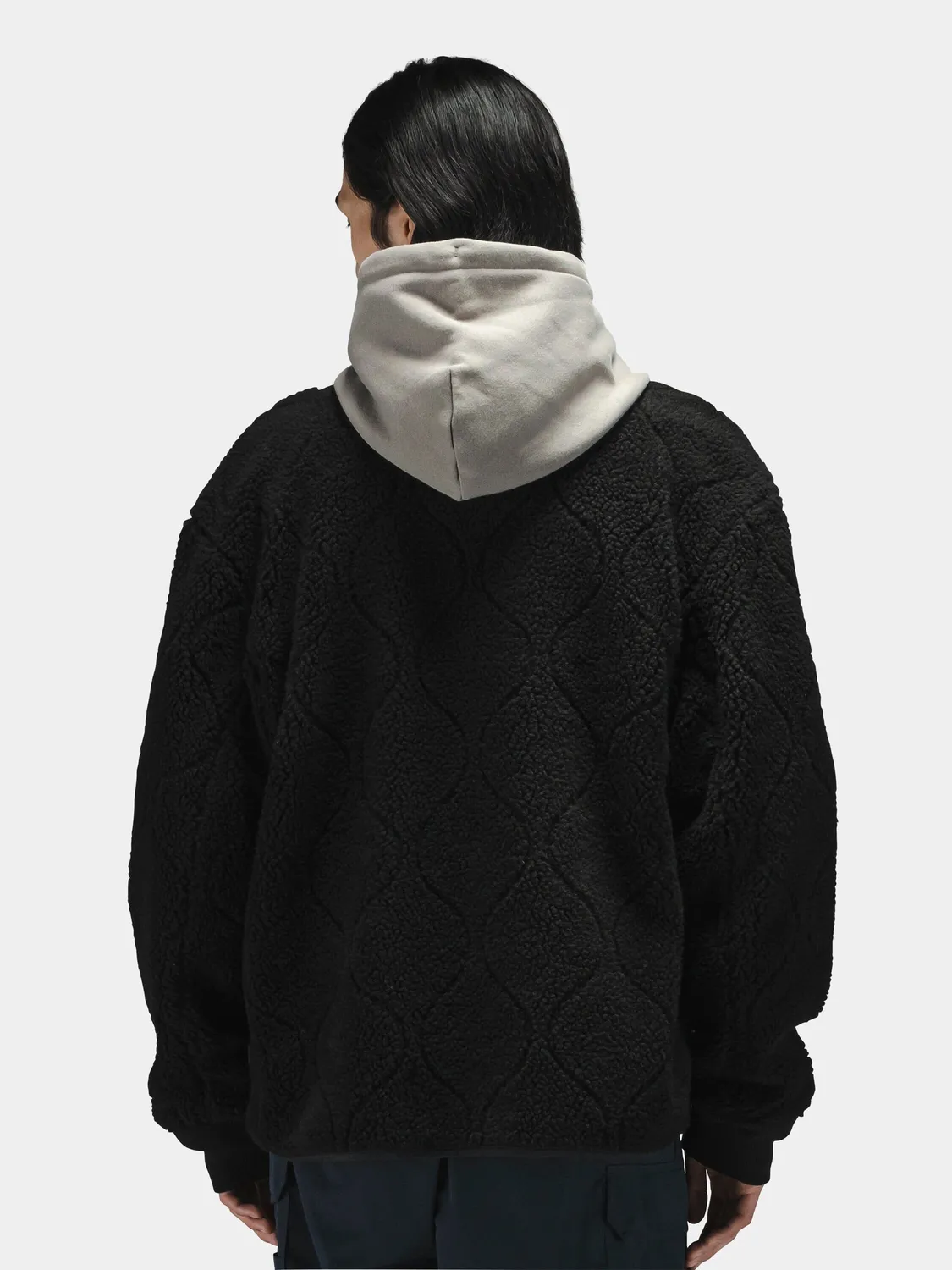 Alpha Industries Reversible M-65 Quilted Liner geaca neagra reversibila
