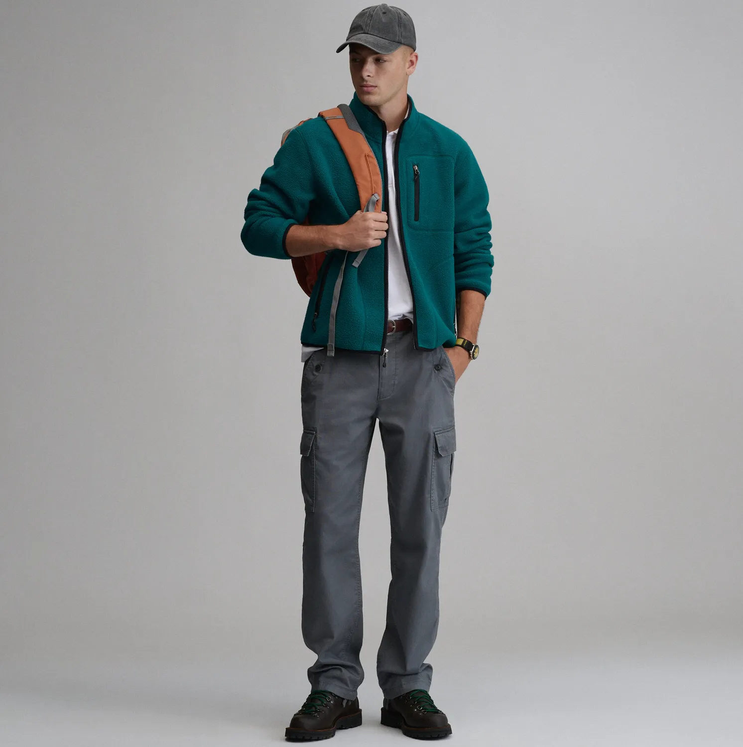 Eddie Bauer Journey Full-Zip polar violet inchis calduros