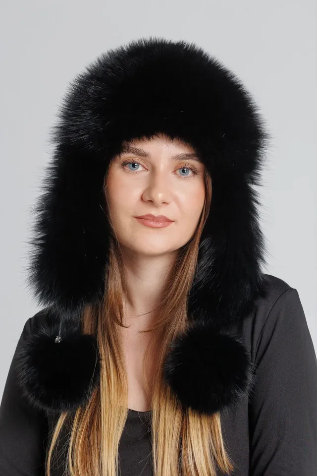 Mareus Obsidian 30 caciula vulpe cu urechi neagra
