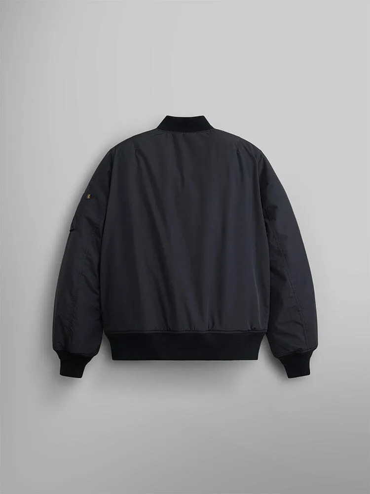 Alpha Industries MA-1 Reversible Onion Quilted geaca bomber negru rezistenta