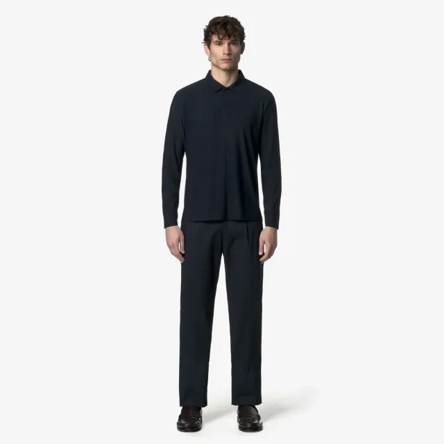 K-Way Ralph Twill Tech pantaloni barbati albastru chino