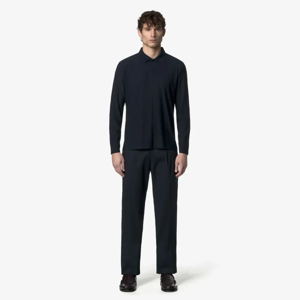 K-Way Ralph Twill Tech pantaloni barbati albastru chino