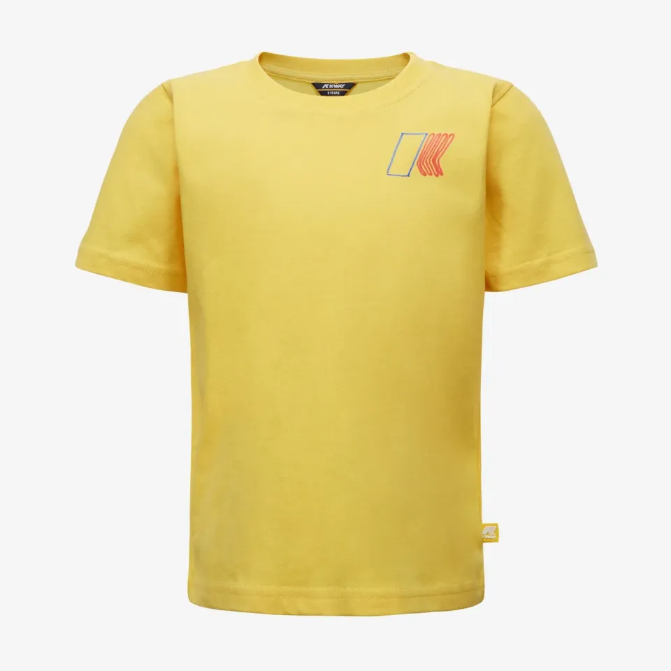 K-Way Odom K41266W tricou galben băieți bumbac