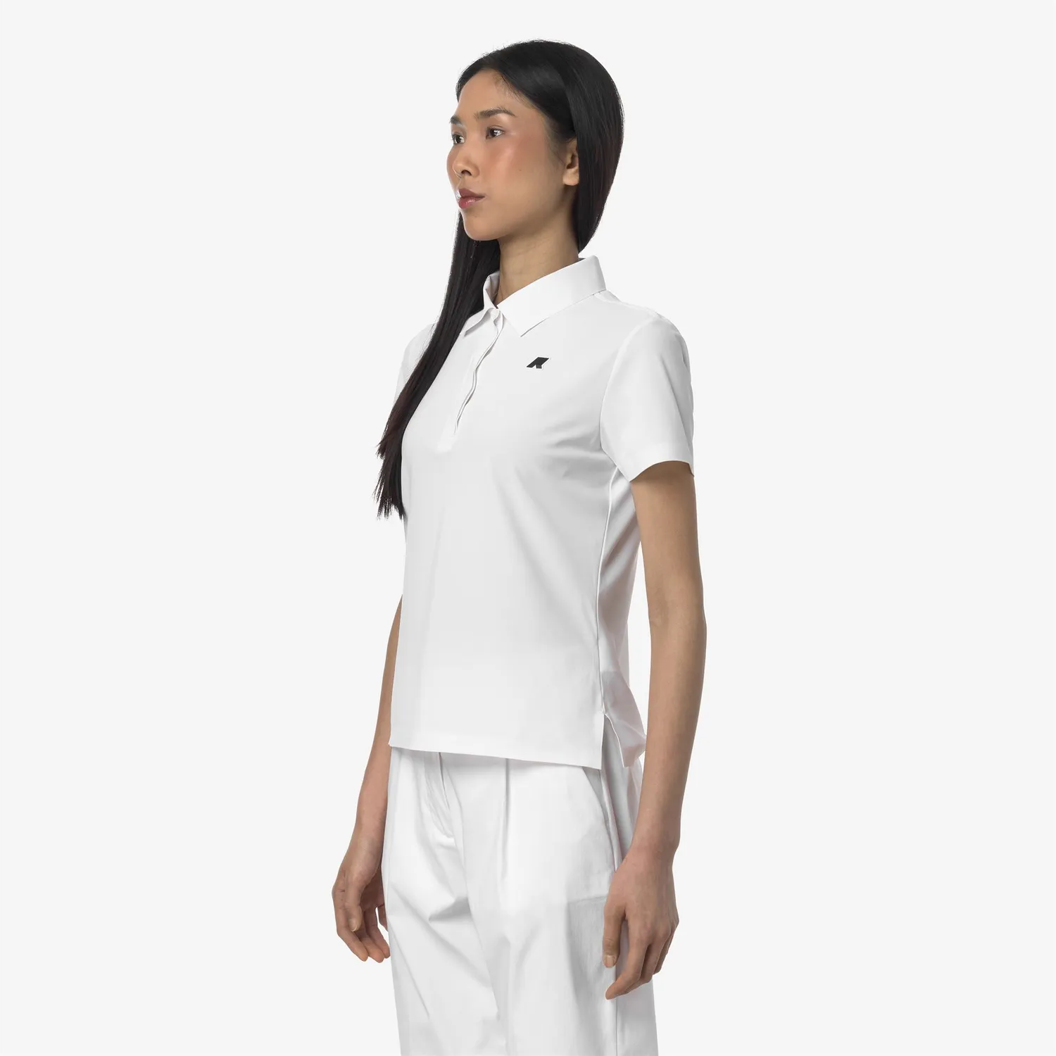 K-Way Birdie Golf polo dama alb stretch pique