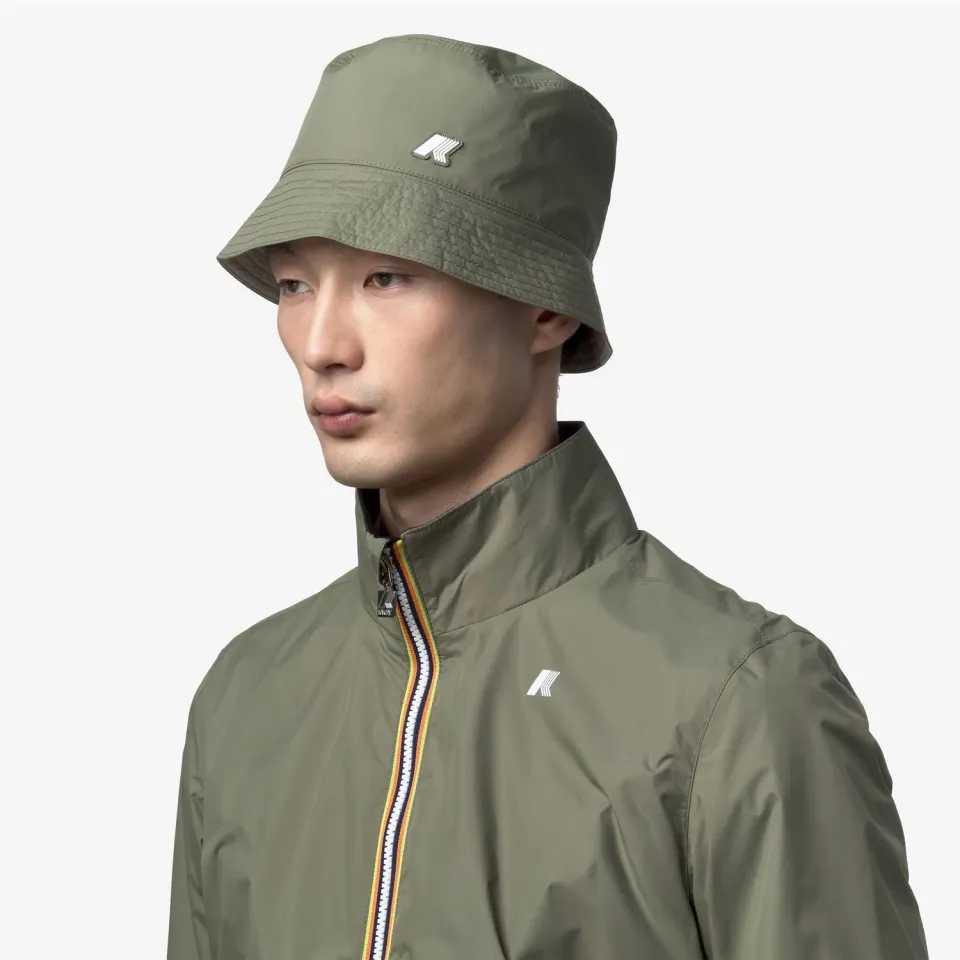 K-Way Shavit Plus Double palarie bucket verde reversibila