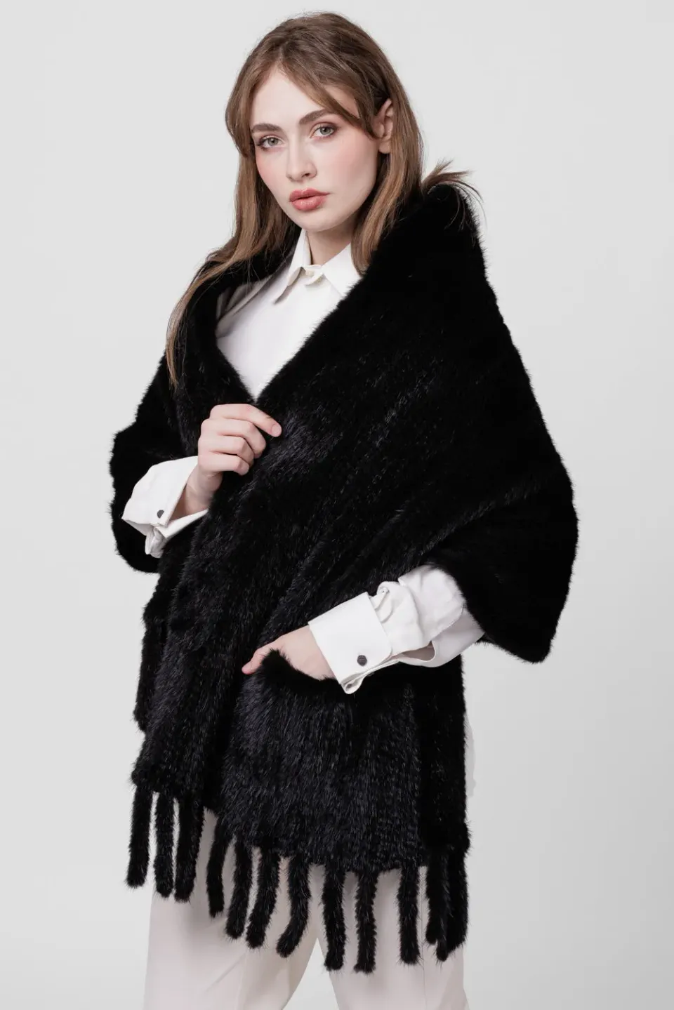 Mareus 301 sal vizon dama diamond negru 170x55cm