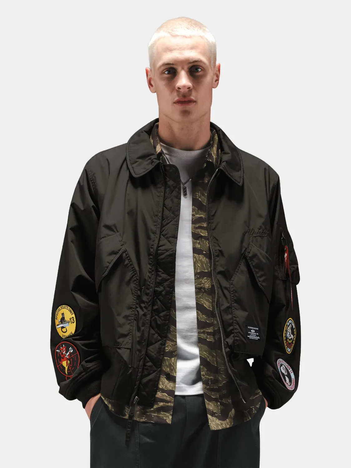 Alpha Industries CWU 36/P geaca bomber neagra