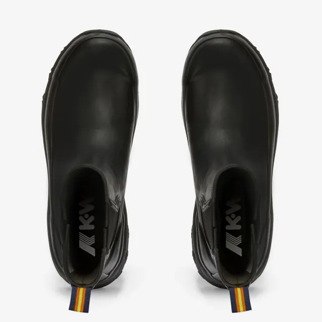 K-Way Raimond cizme ploaie negre cu Vibram