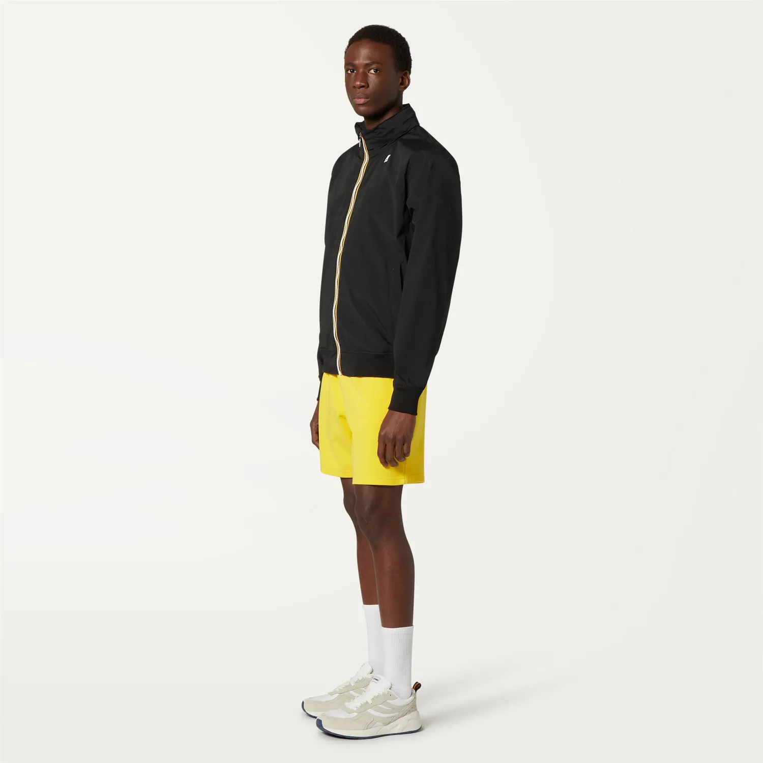 K-Way Le Vrai Dorian Poly Cotton pantaloni scurti galben bumbac