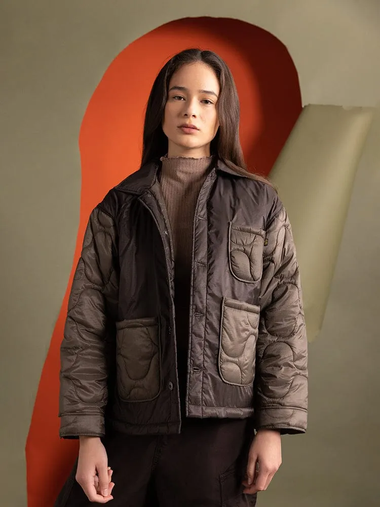 Alpha Industries Chore Coat palton dama maro captuseala matlasata
