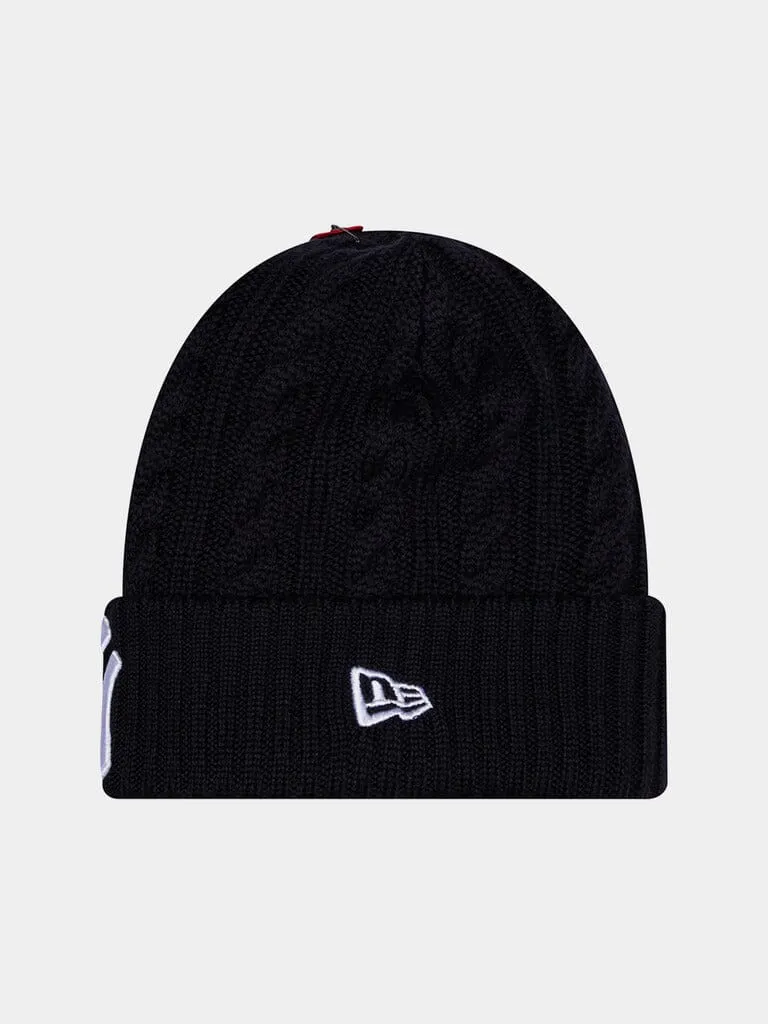 Alpha Industries New York Yankees Cable Knit caciula navy lana