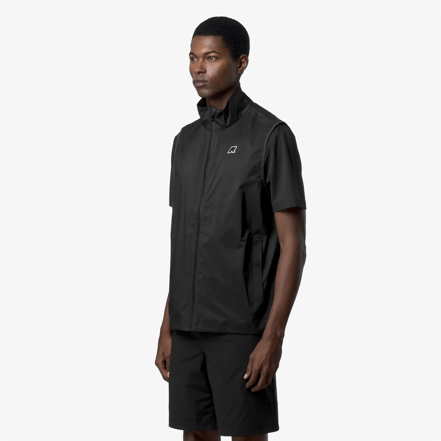 K-Way Croixer Travel vesta unisex negru impermeabila