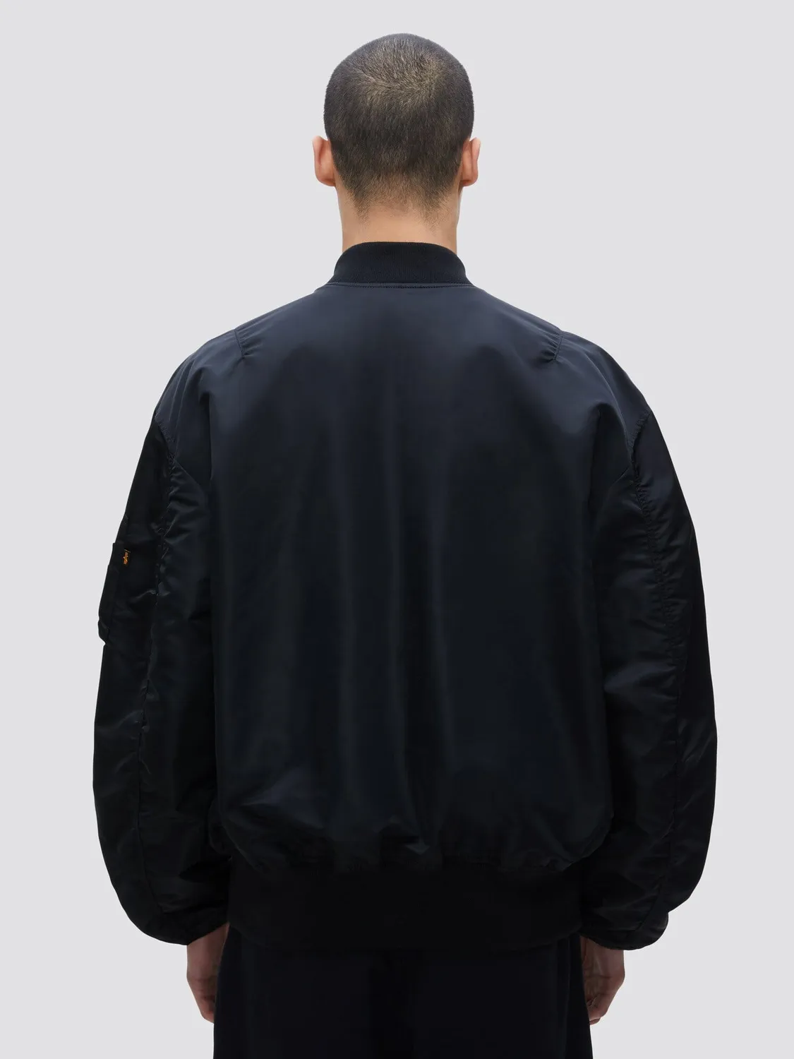 Alpha Industries L-2B Loose geaca bomber negru nailon