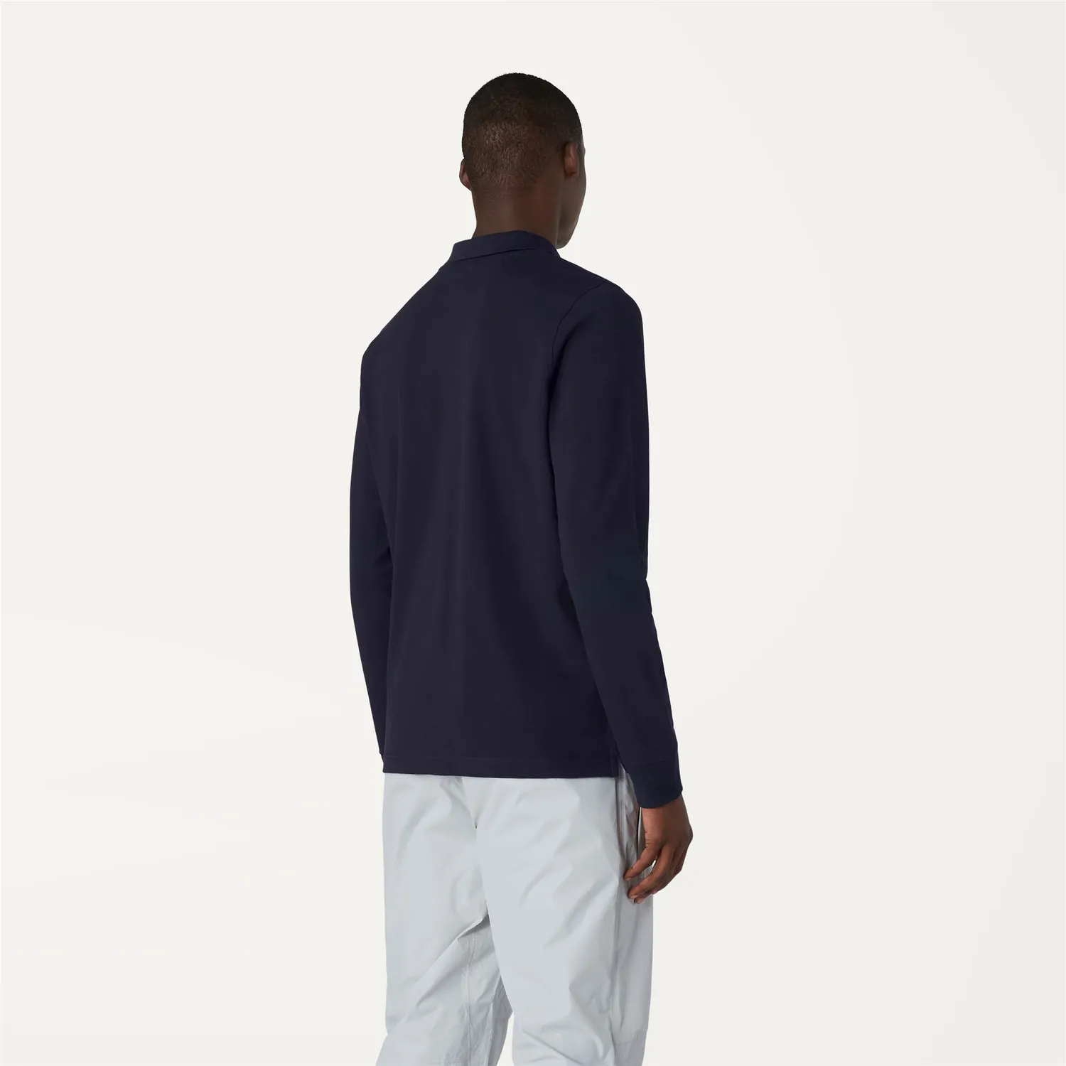 K-Way Rochel Contrast Stretch polo barbati albastru slim