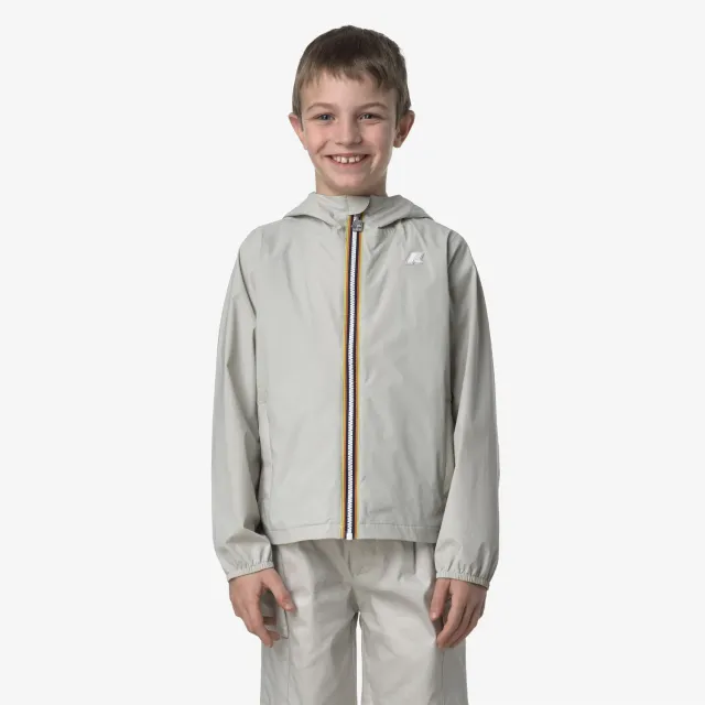 K-Way Jack Stretch Nylon Jersey geaca baieti bej impermeabila