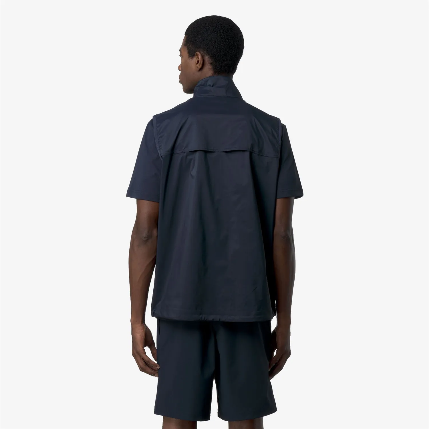 K-Way Croixer Travel vestă unisex Blue Depth impermeabilă