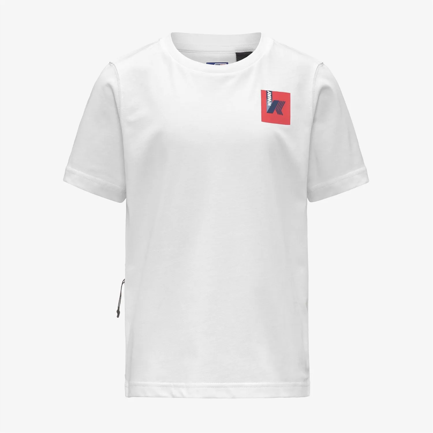 K-Way Leonide Colorful Square tricou copii alb pliabil
