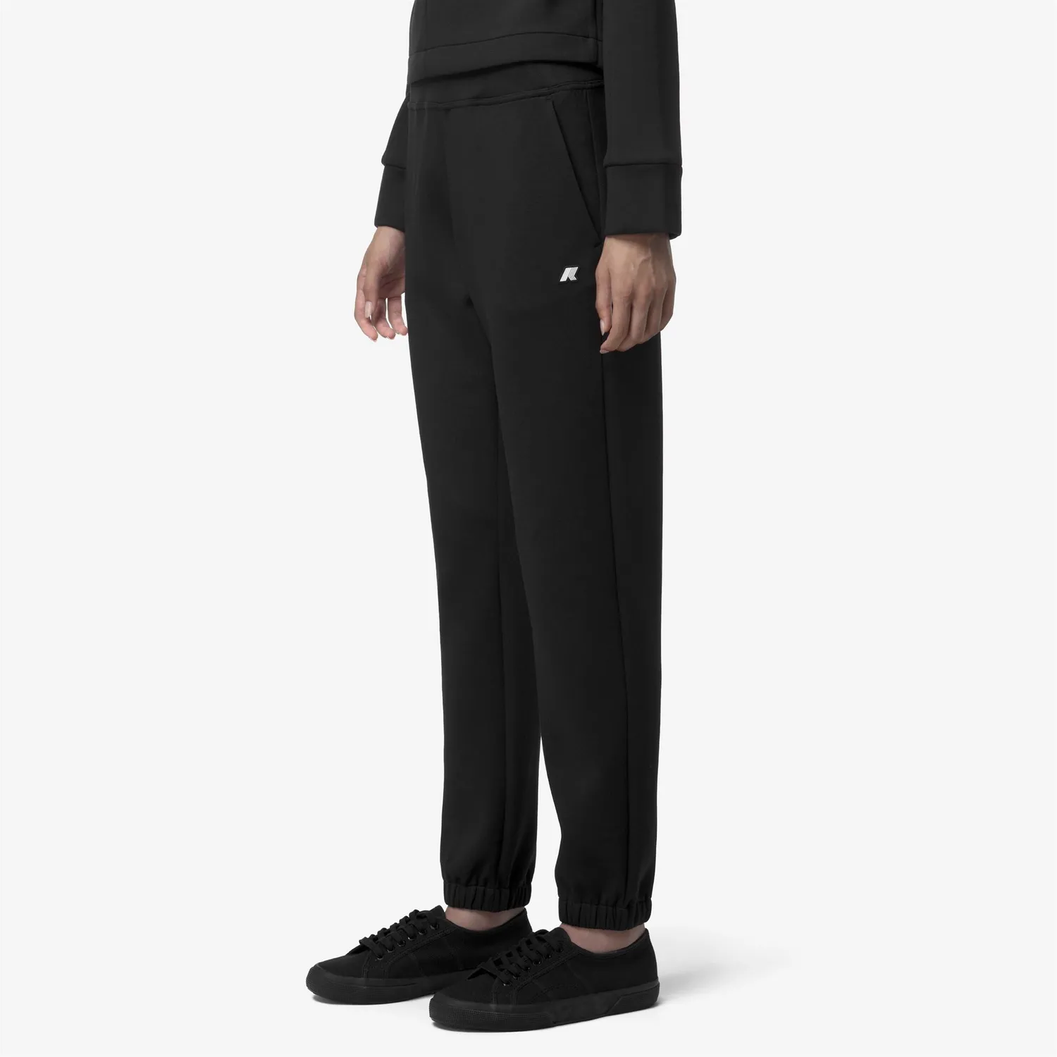 K-Way Ginevrette Light Spacer pantaloni sport negri damă