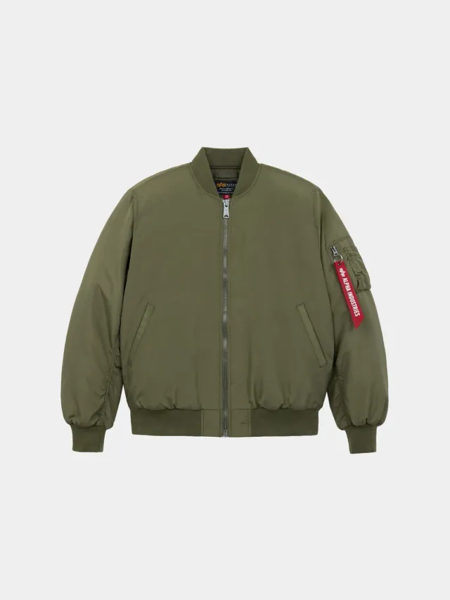Alpha Industries MA-1 Oxford geaca bomber OG-107 Green impermeabila