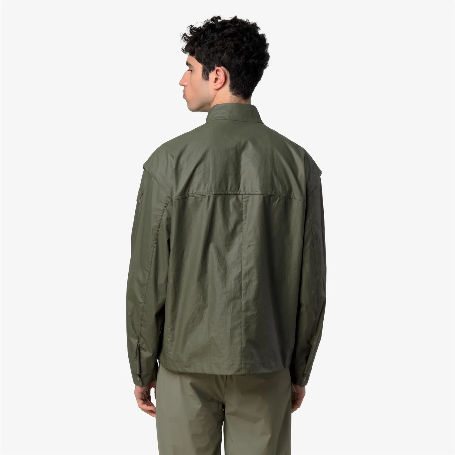 K-Way Orian Natural Blend geaca barbati verde cerata