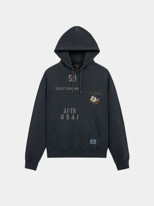 Alpha Industries Essential Hoodie Elite hanorac negru