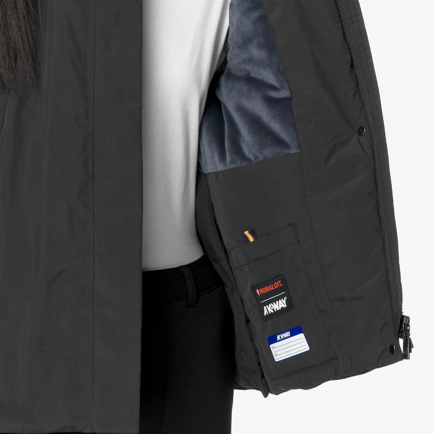 K-Way Marlette Soft Touch geaca dama neagra calduroasa