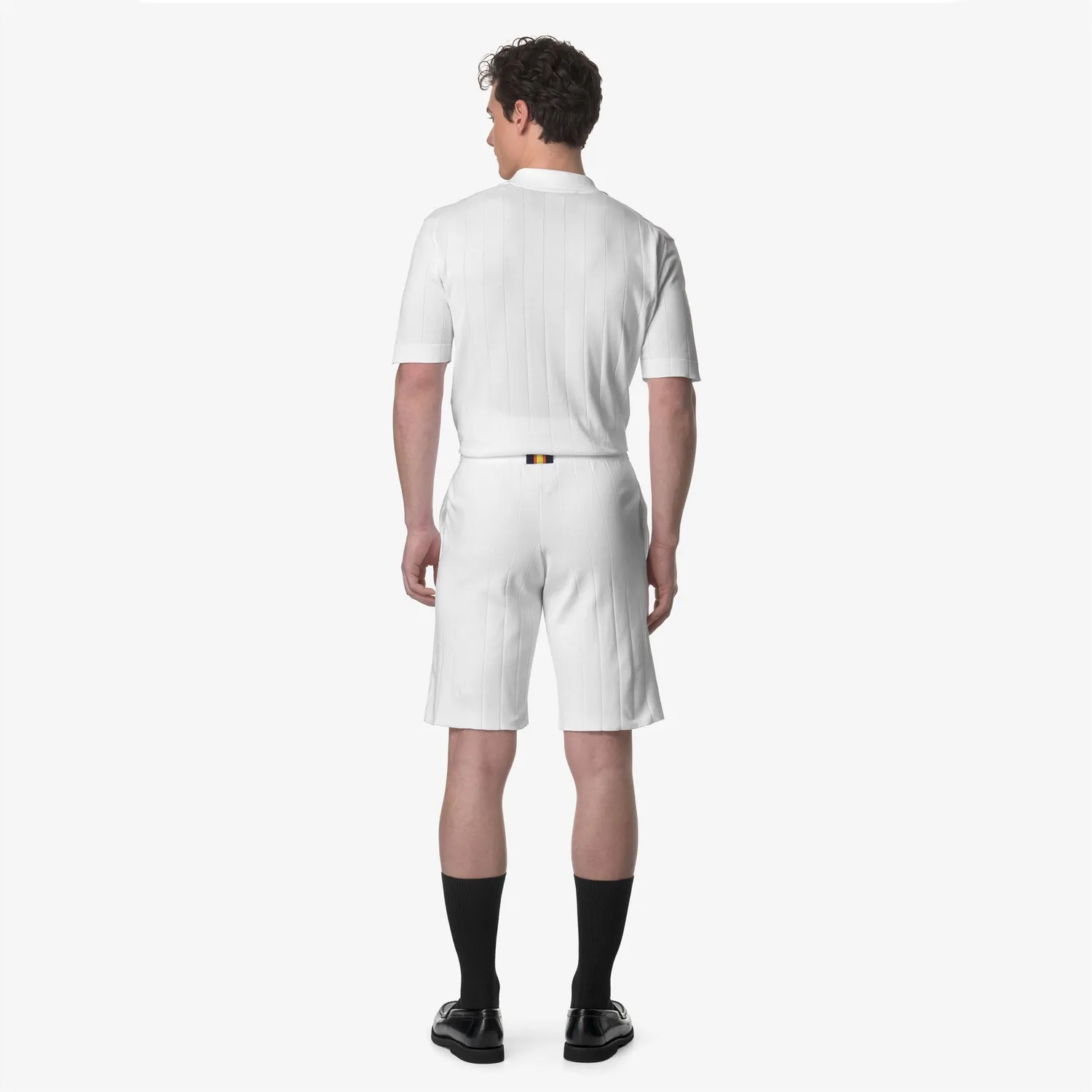 K-Way Leoben K1127DW pantaloni scurti albi bumbac