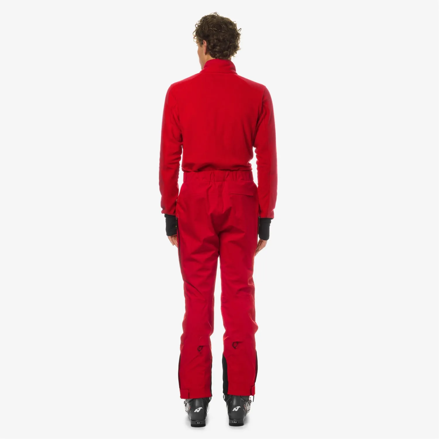 K-Way Aussois Micro Twill 3 Layers pantaloni rosii schi