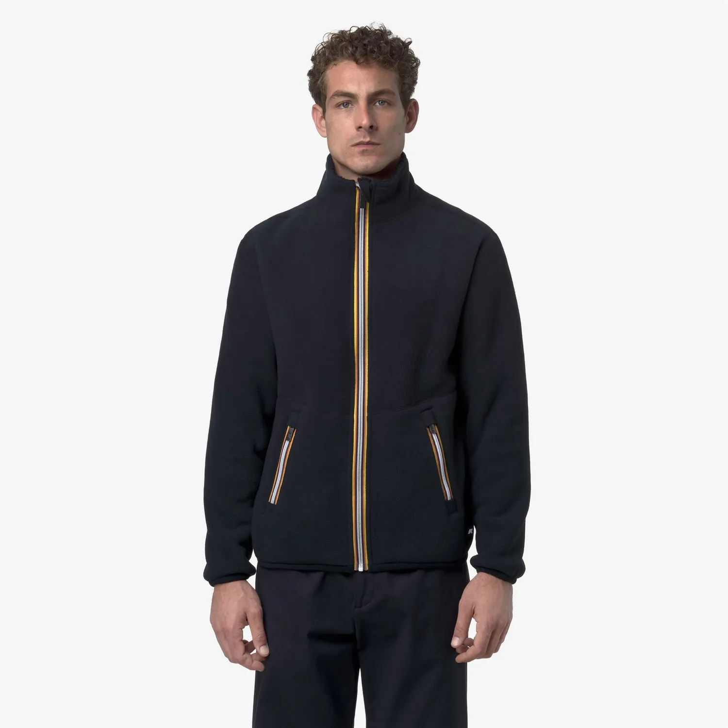 K-Way Pascal geaca fleece barbati albastru reversibila