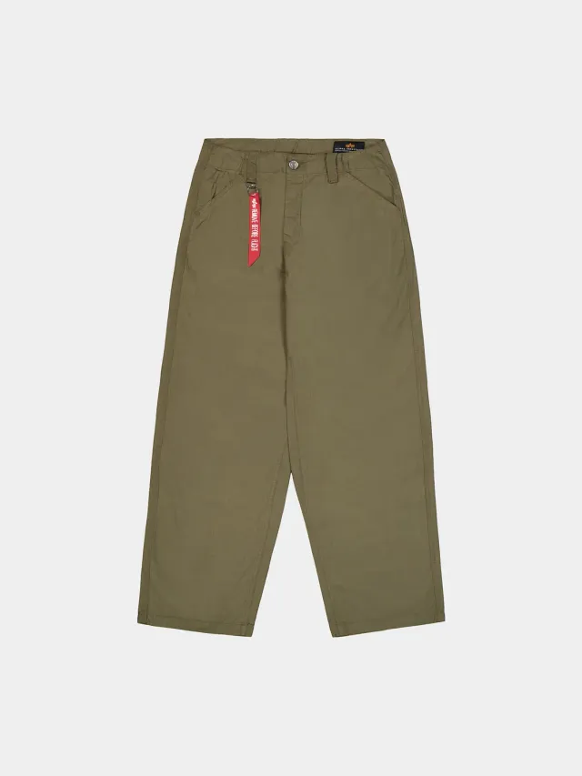 Alpha Industries P-41 HBT pantaloni Dark Olive bumbac