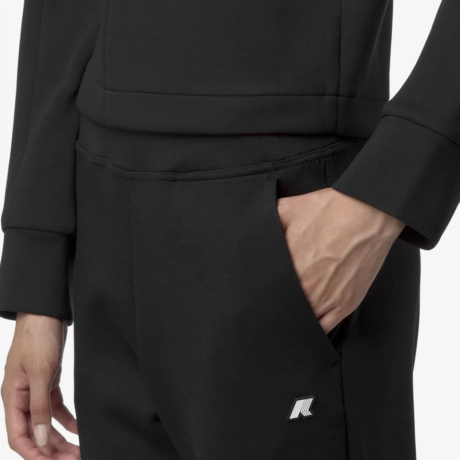 K-Way Ginevrette Light Spacer pantaloni sport negri damă