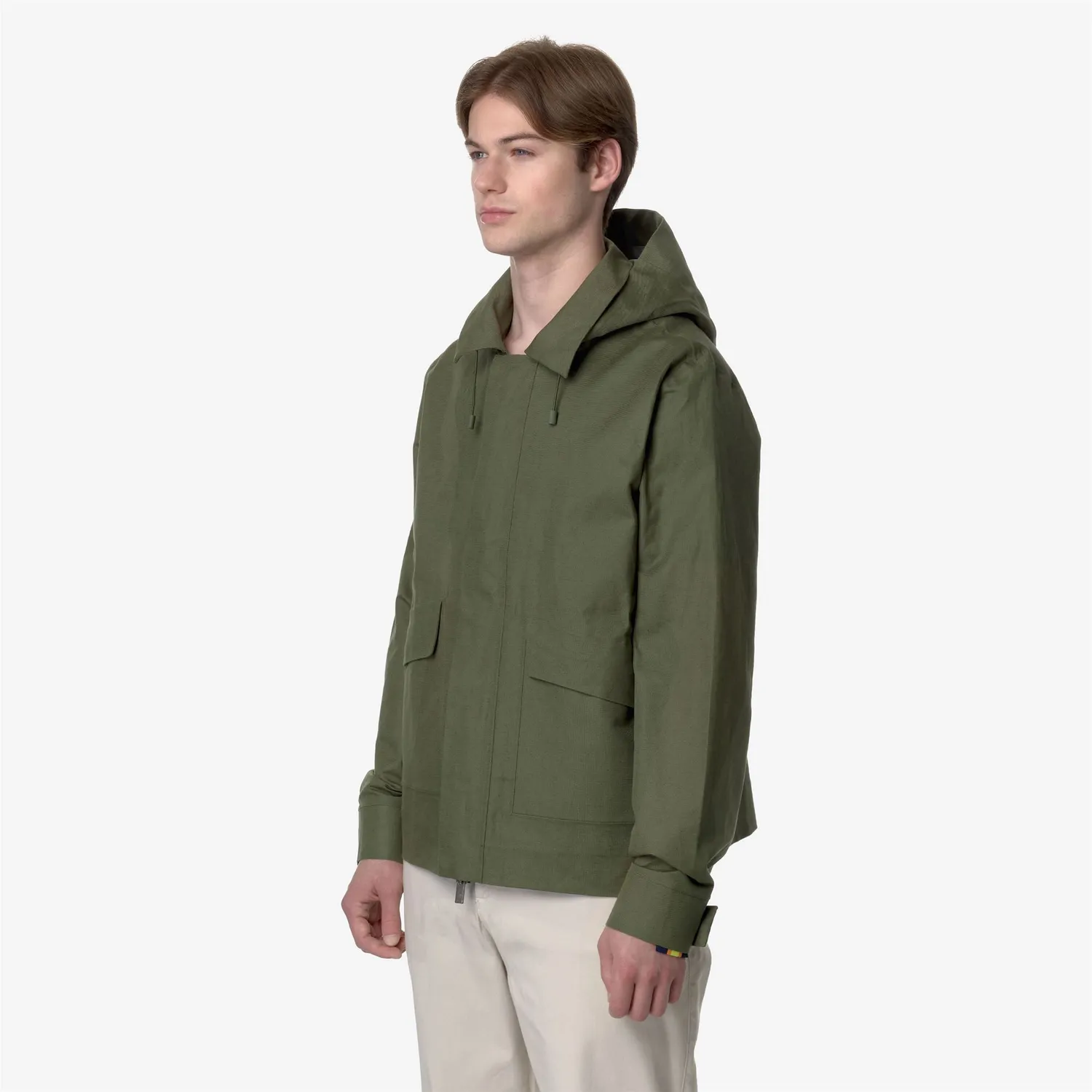 K-Way Kaya Linen Blend 2L geaca verde impermeabila