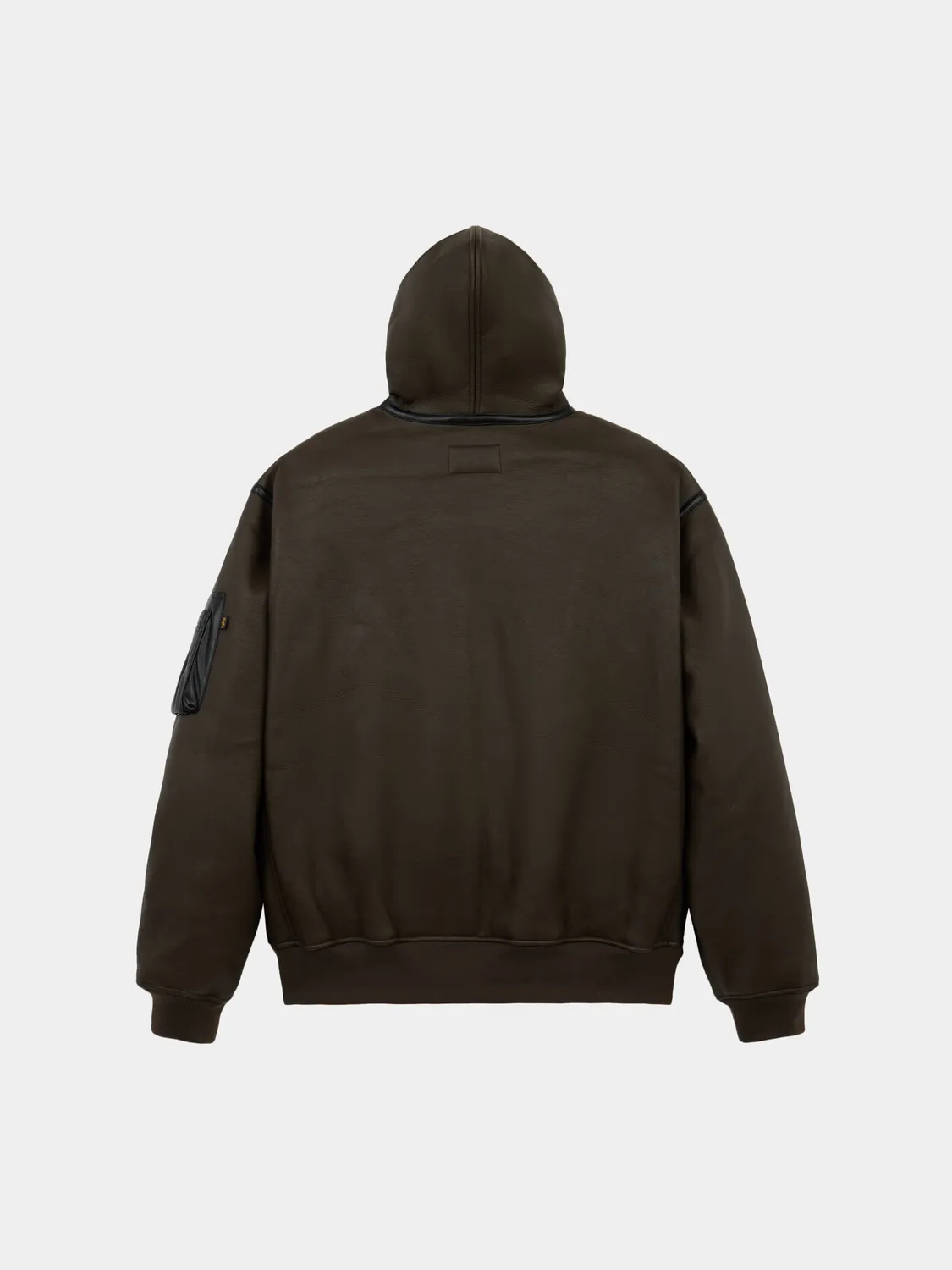 Alpha Industries MA-1 Hooded geaca bomber negru cu gluga