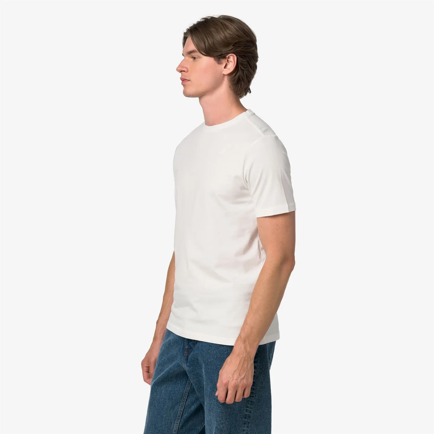 K-Way Odom Jersey Peach tricou barbati alb natural
