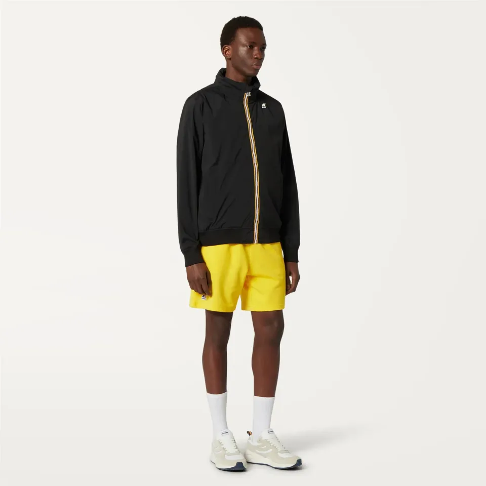 K-Way Le Vrai Dorian Poly Cotton pantaloni scurti galben bumbac