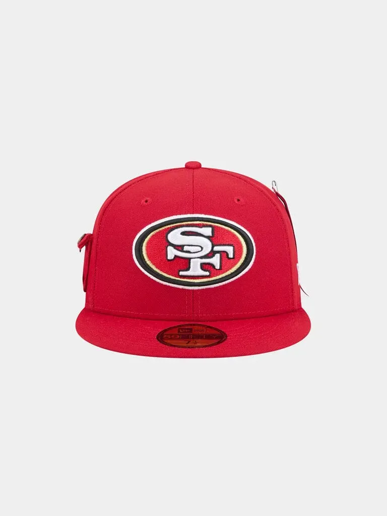 Alpha Industries 59Fifty 49ers sapca visiniu fitted