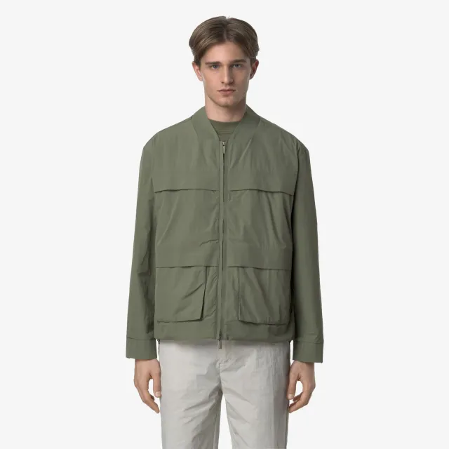 K-Way Barion Cotton Like geacă verde lichen