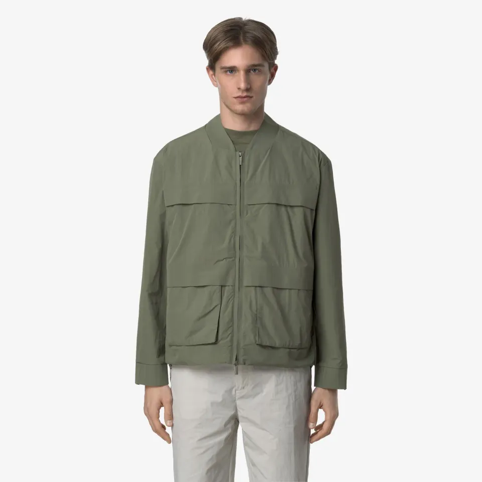 K-Way Barion Cotton Like geacă verde lichen
