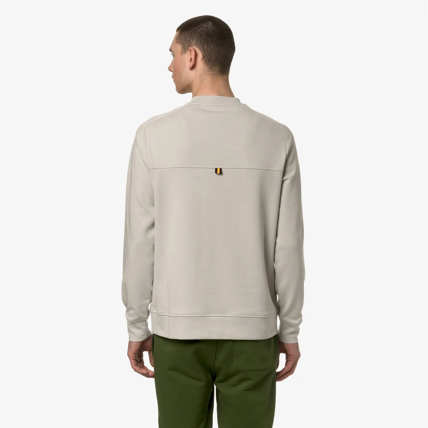 K-Way Medine Interlock bluza barbat bej bumbac