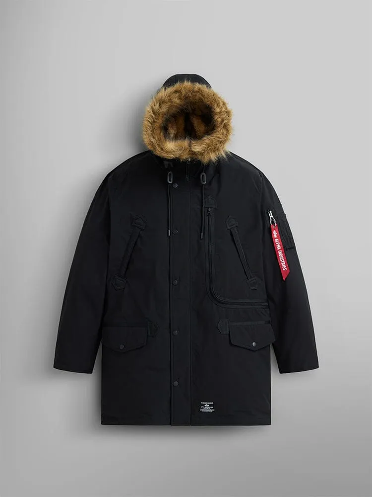 Alpha Industries N-3B Alpine Gen II parka Replica Blue foarte calda