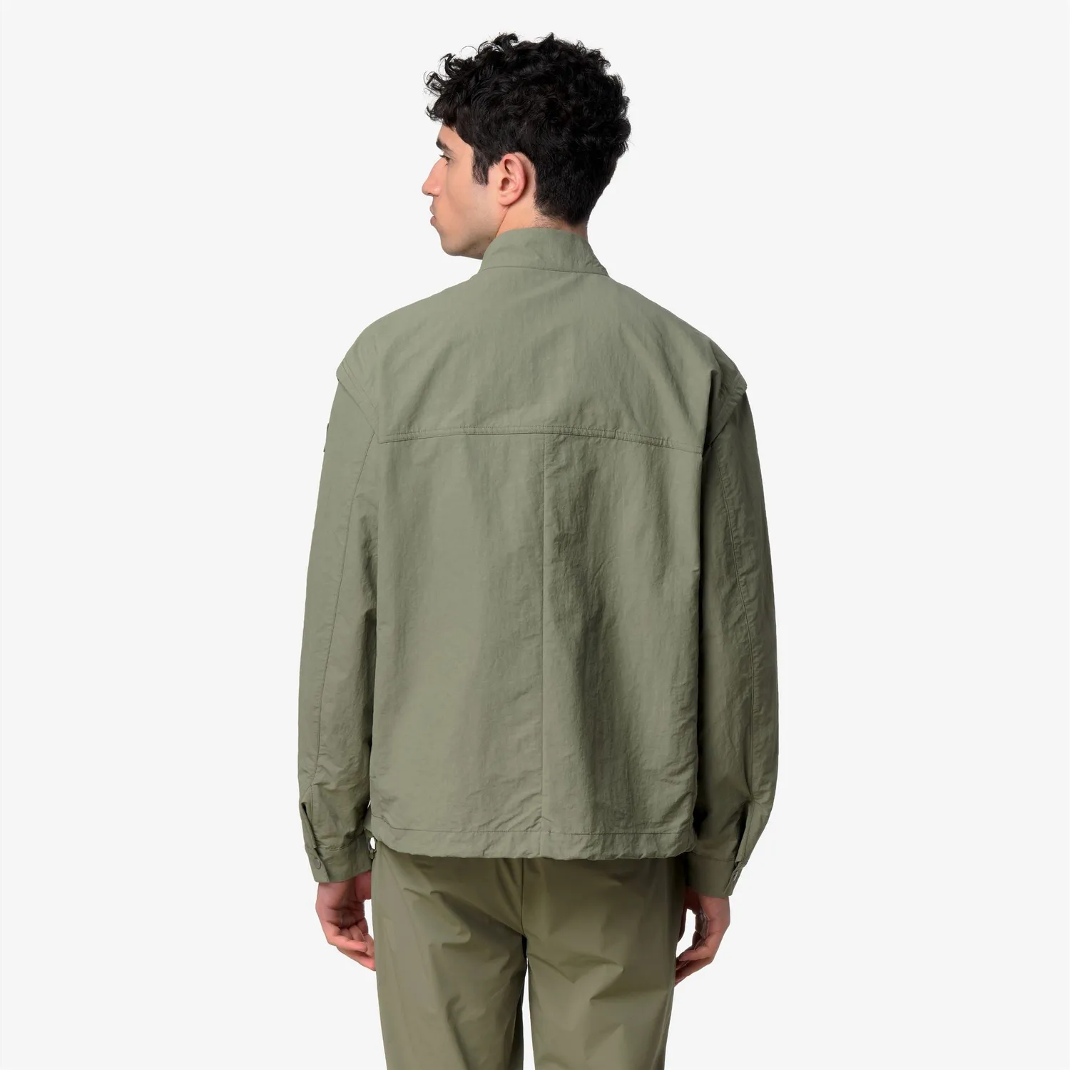 K-Way Orian Cotton Blend geacă verde lichen