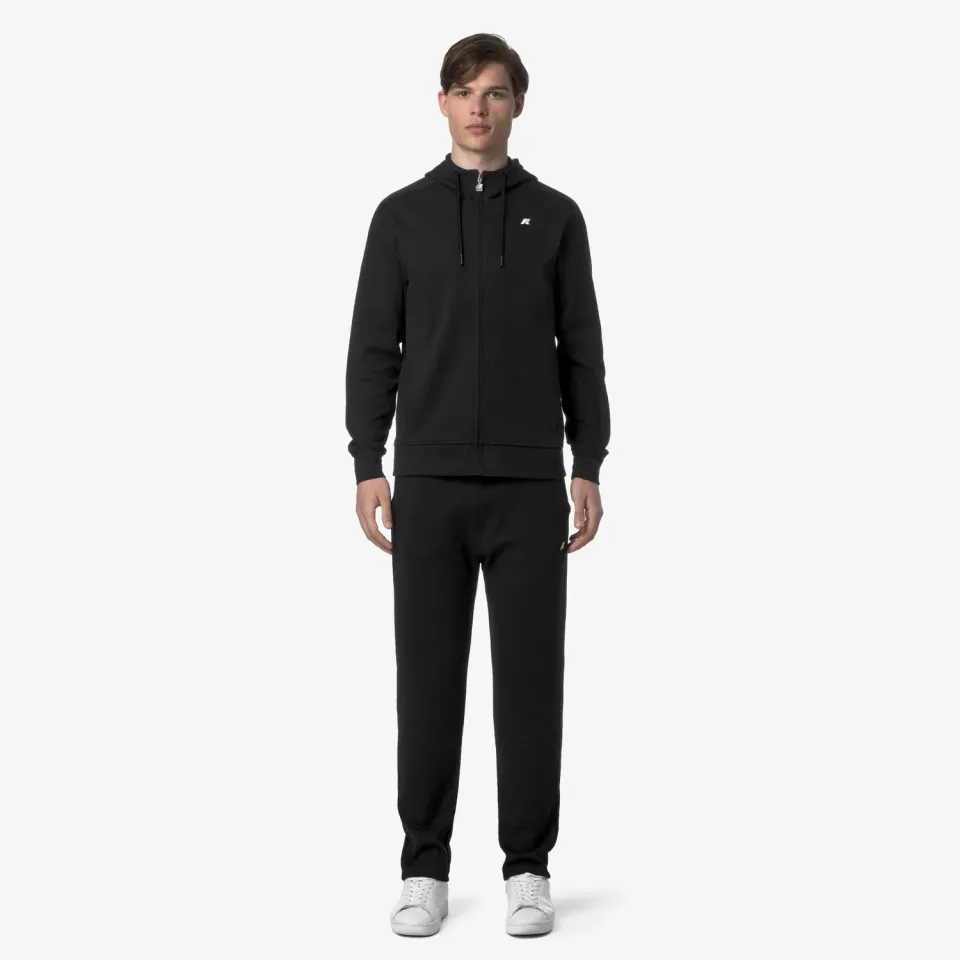 K-Way Iton Interlock pantaloni negri Black Pure