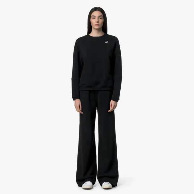K-Way Loyre Poly Cotton pantaloni damă negri lejeri